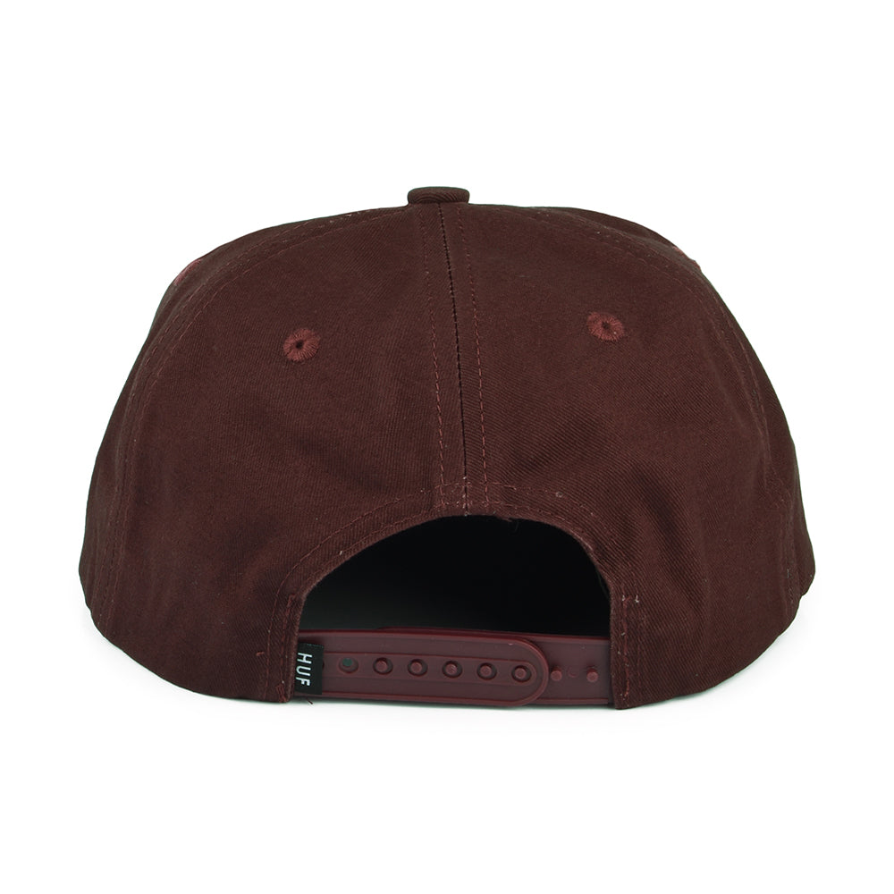 HUF Triple Triangle Unstrukturierte Snapback Cap - Braun