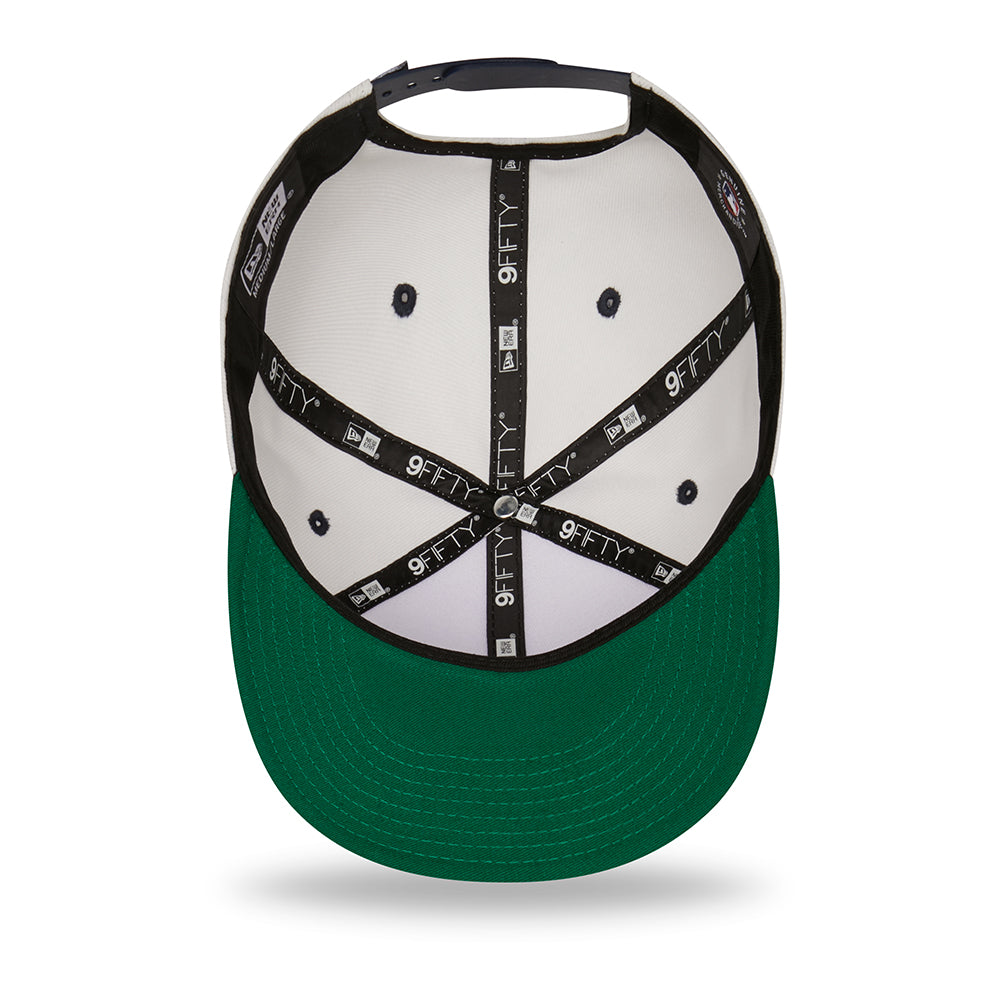 New Era 9FIFTY New York Yankees Baseball Cap - MLB White Crown - Weiß-Marineblau