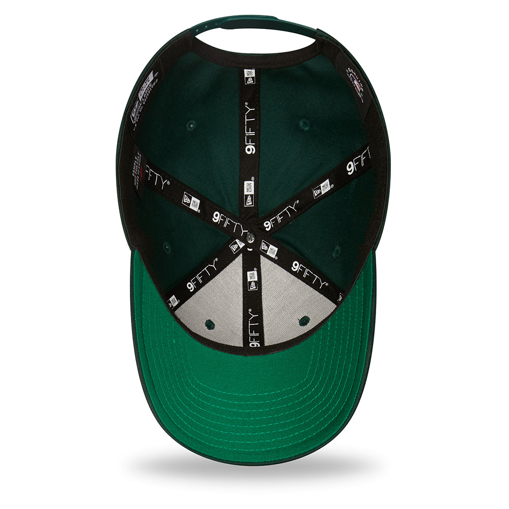 New Era 9FIFTY Stretch Oakland Athletics Snapback Cap - MLB Team Colour - Dunkelgrün