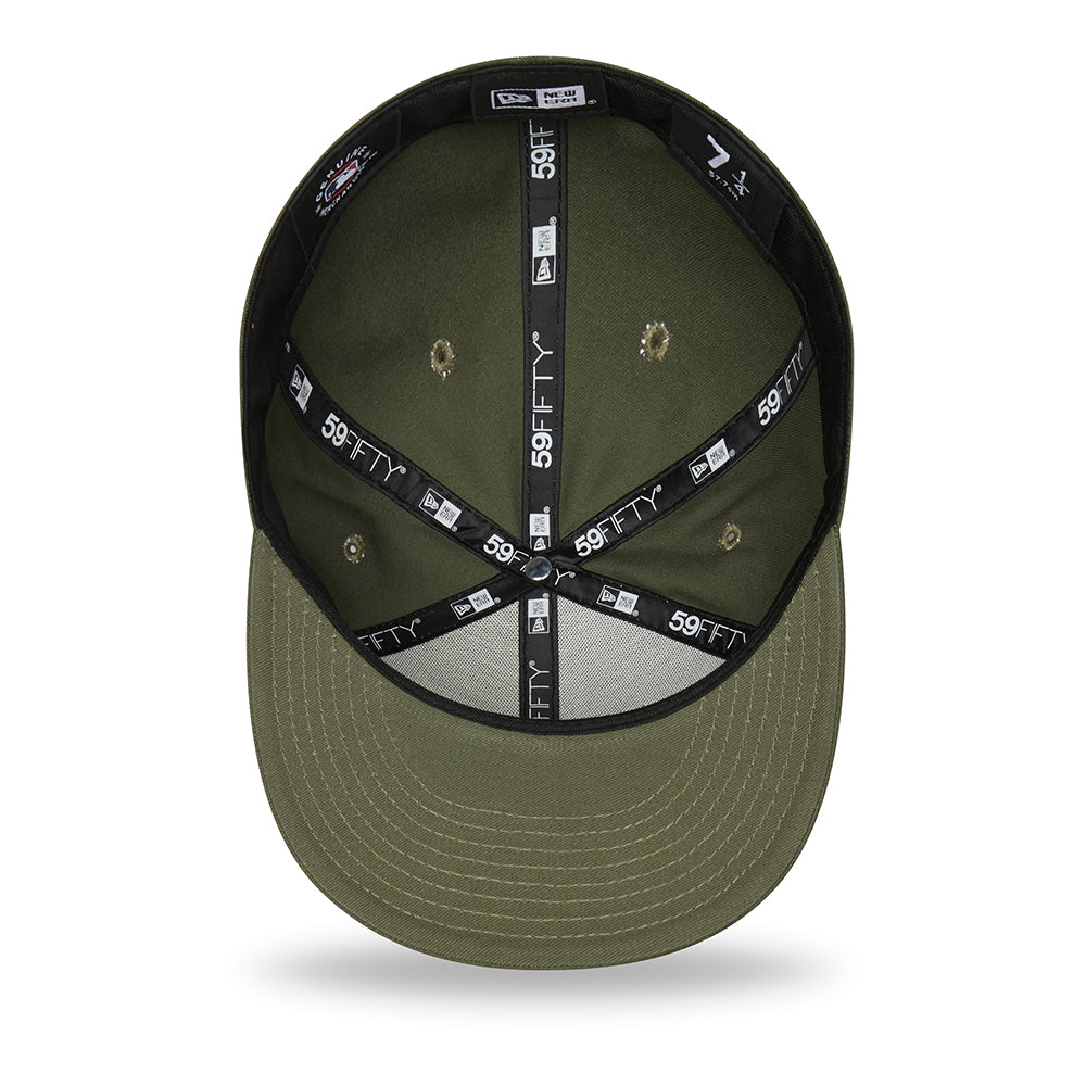 New Era 59FIFTY New York Yankees Baseball Cap - MLB League Essential - Olivgrün-Steingrau
