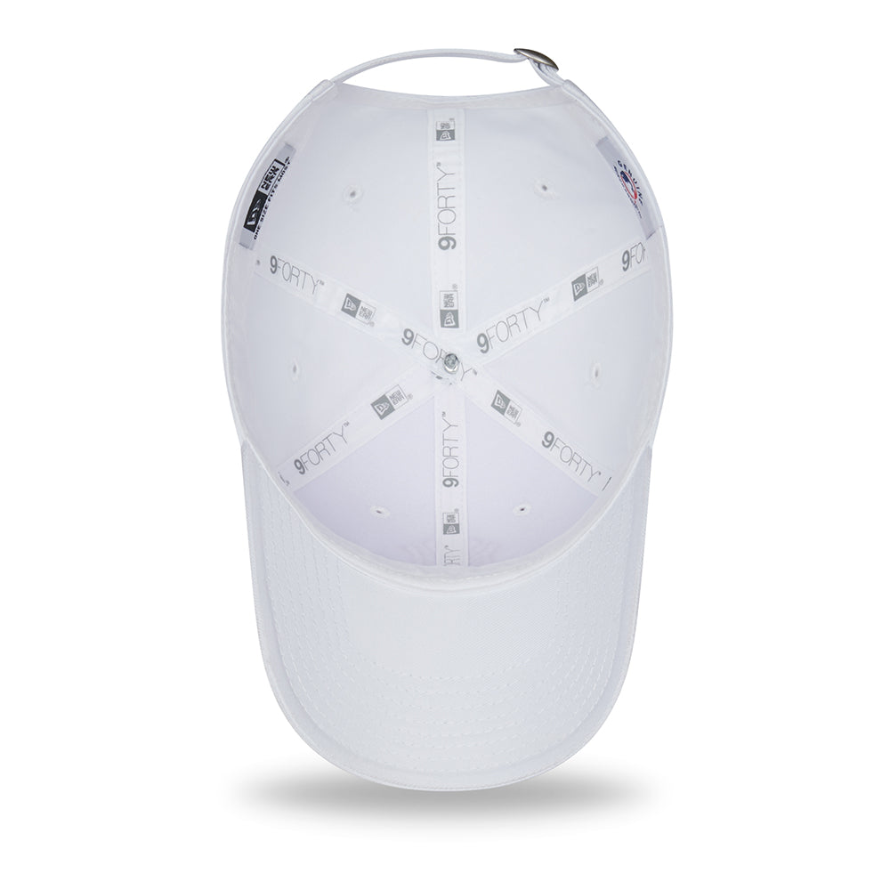 New Era Damen 9FORTY New York Yankees Baseball Cap - MLB League Essential - Weiß-Pink