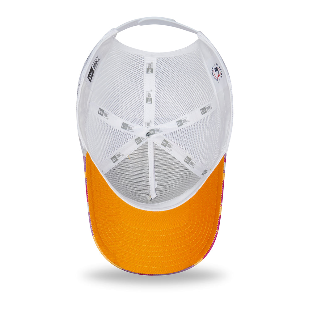 New Era A-Frame New York Yankees Trucker Cap - MLB Camo Pack - Pink-Weiß