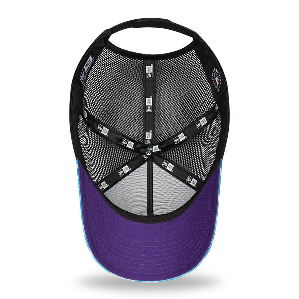 New Era 9FORTY A-Frame L.A. Dodgers Trucker Cap - MLB Summer City - Blau-Schwarz