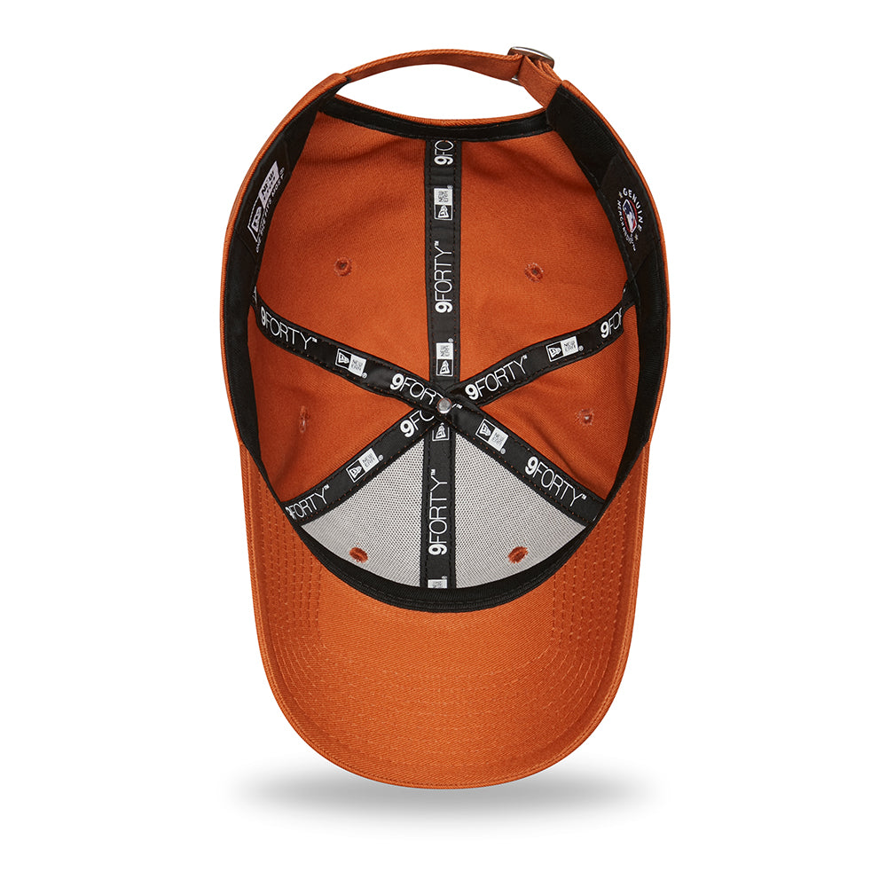 New Era 9FORTY New York Yankees Baseball Cap - MLB League Essential II - Rostrot-Weiß