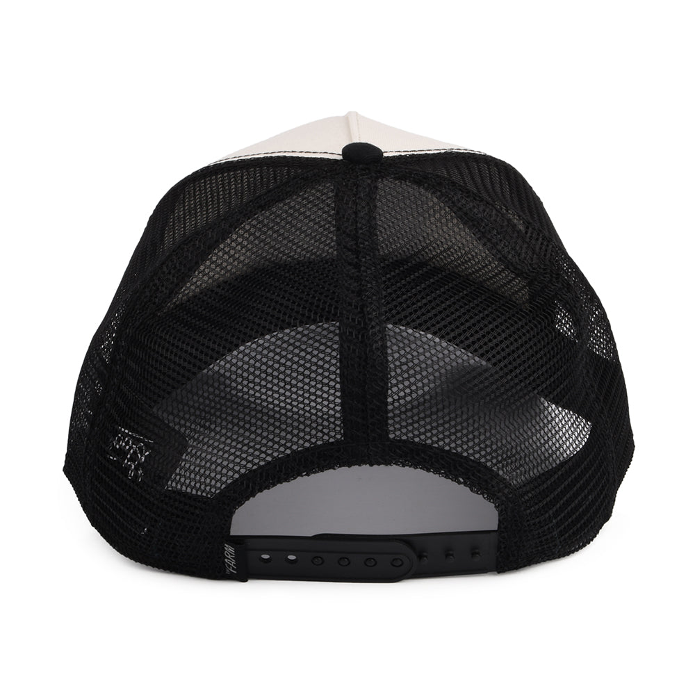 Goorin Cash Cow Trucker Cap - Weiß-Schwarz