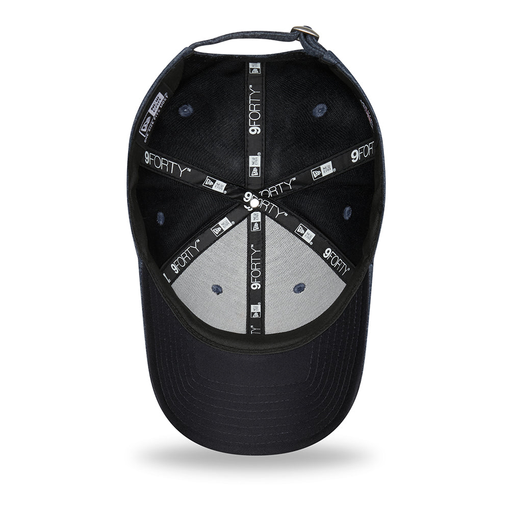 New Era 9FORTY New York Yankees Baseball Cap - MLB Jersey Essential - Marineblau Meliert-Rot