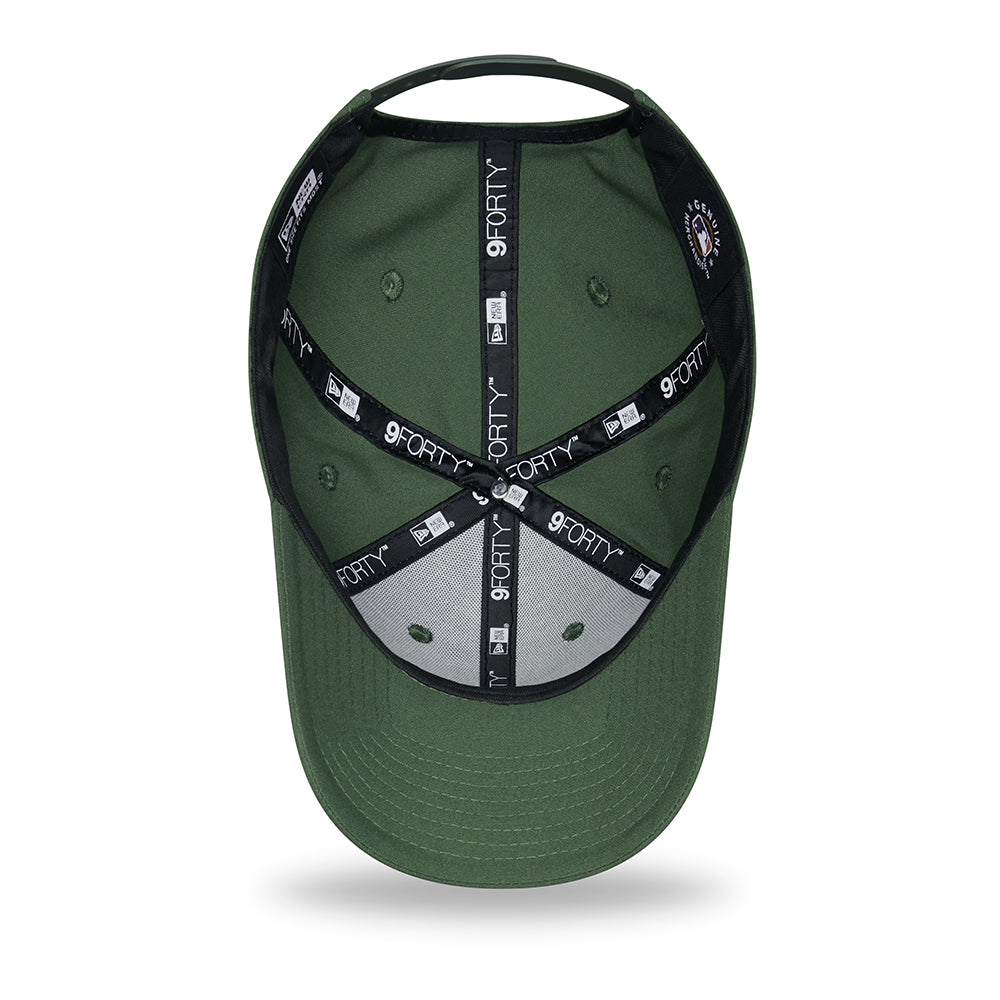 New Era 9FORTY New York Yankees Snapback Cap - MLB Tonal Repreve - Olivgrün