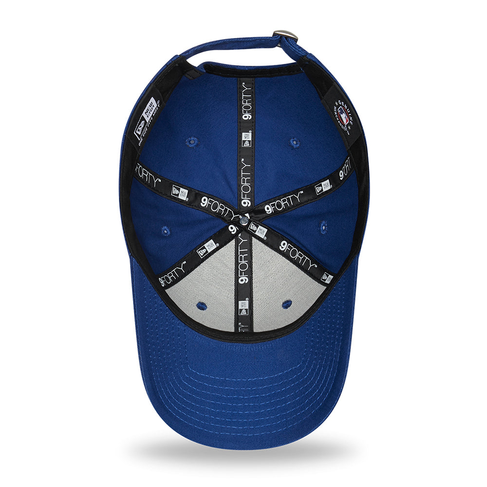 New Era 9FORTY II New York Yankees Baseball Cap - MLB League Essential - Königsblau-Orange