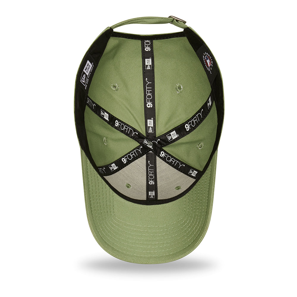 New Era 9FORTY II New York Yankees Baseball Cap - MLB League Essential - Jadegrün-Weiß