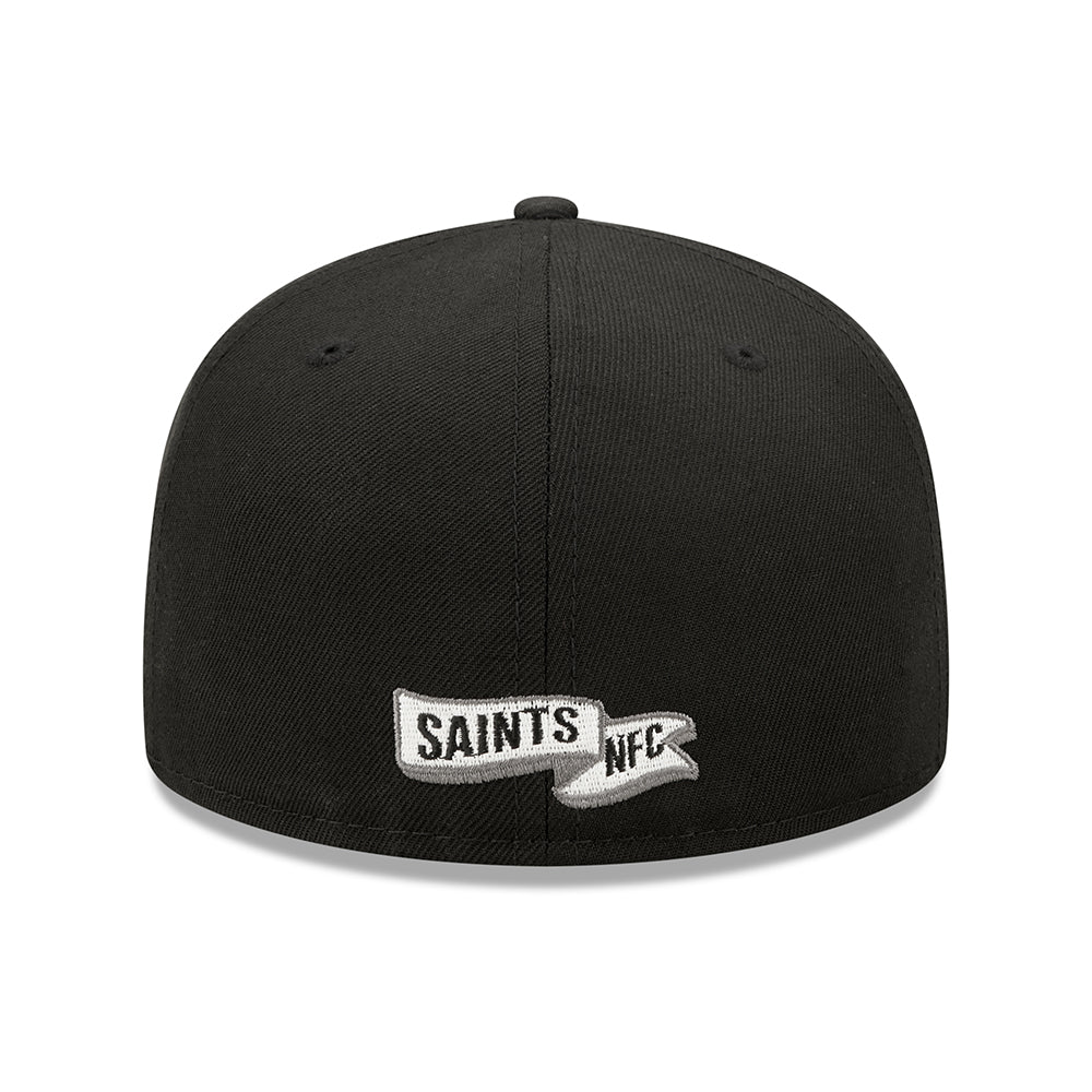 New Era 59FIFTY New Orleans Saints Baseball Cap - NFL Sideline Historic - Schwarz