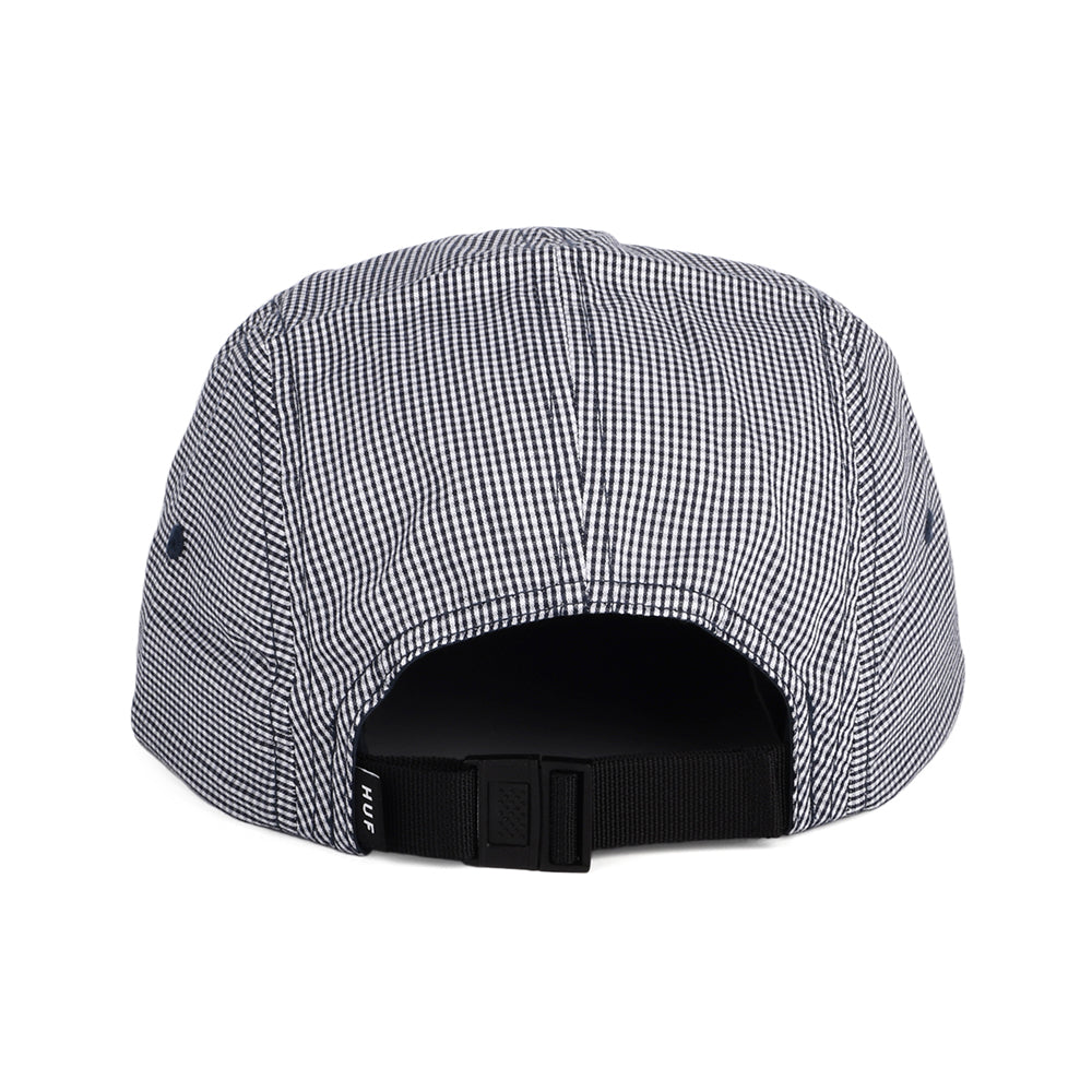 HUF 5 Paneelen Cap Micro Gingham - Marineblau