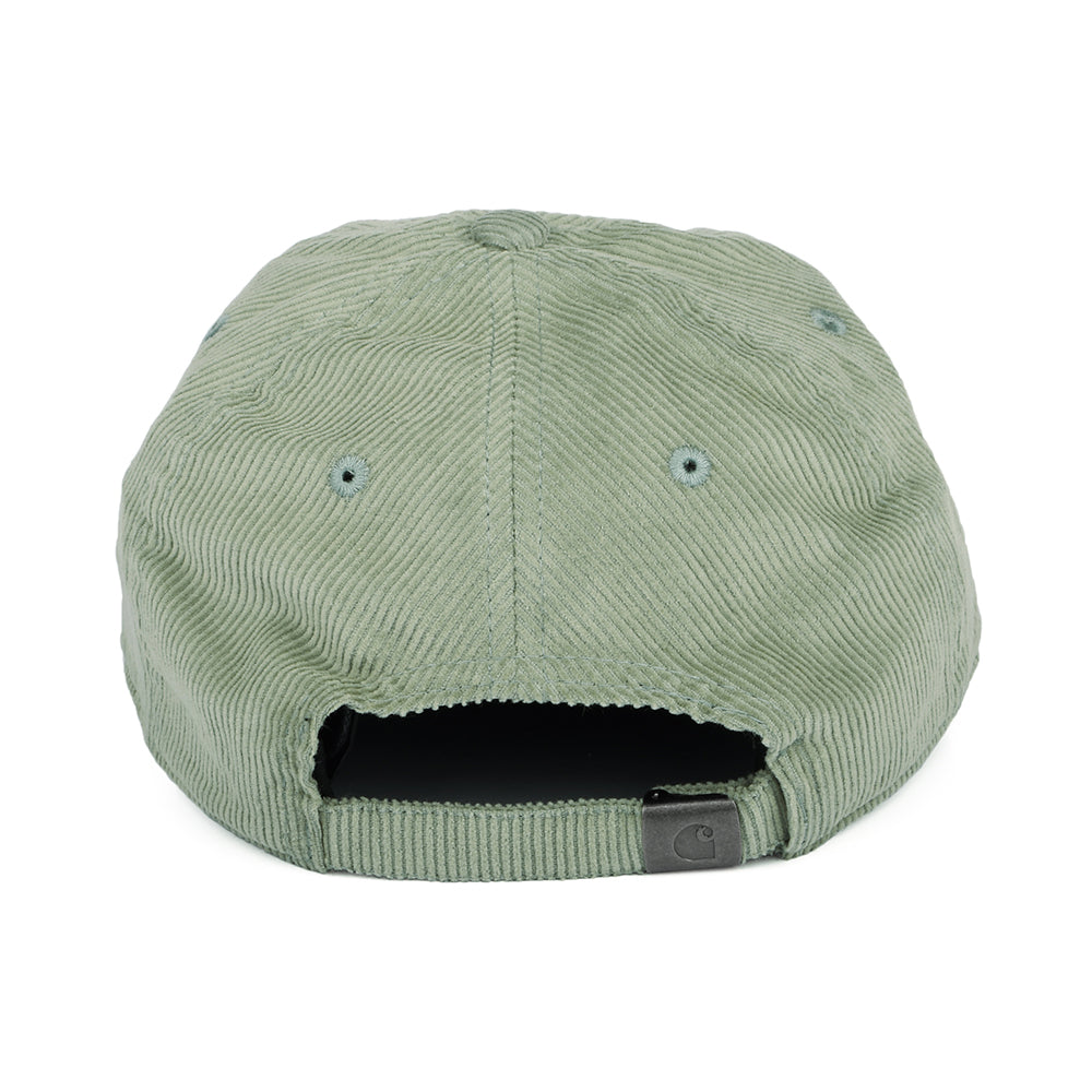 Carhartt WIP Harlem Kord Baseball Cap - Salbeigrün