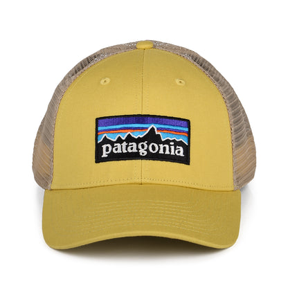 Patagonia P-6 Logo LoPro Trucker Cap aus organischer Baumwolle - Gelb