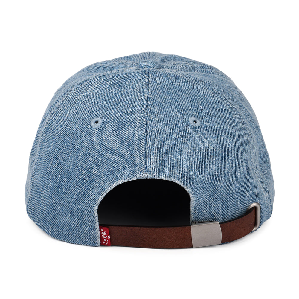 Levi's Essential Denim Baseball Cap - Hellblau