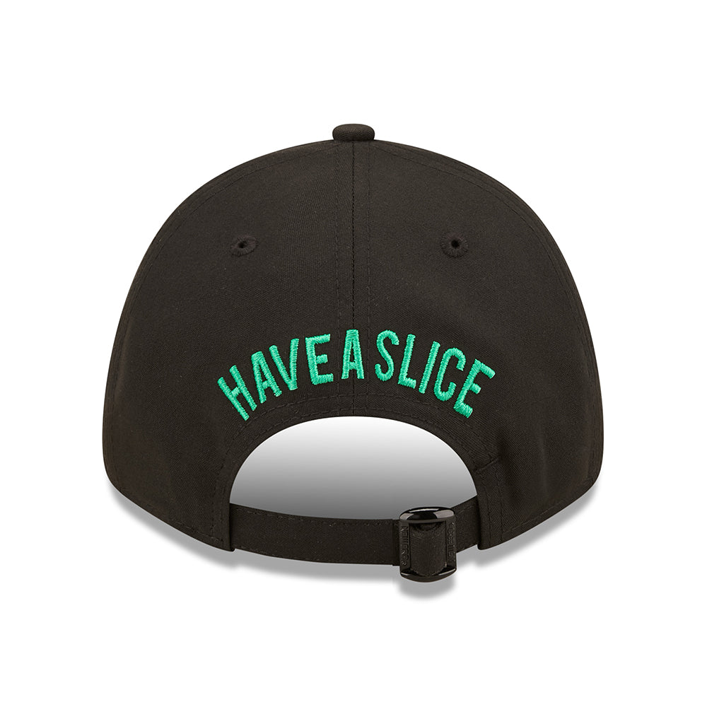 New Era 9FORTY Repreve Pizza Baseball Cap - NE Food Icon - Schwarz