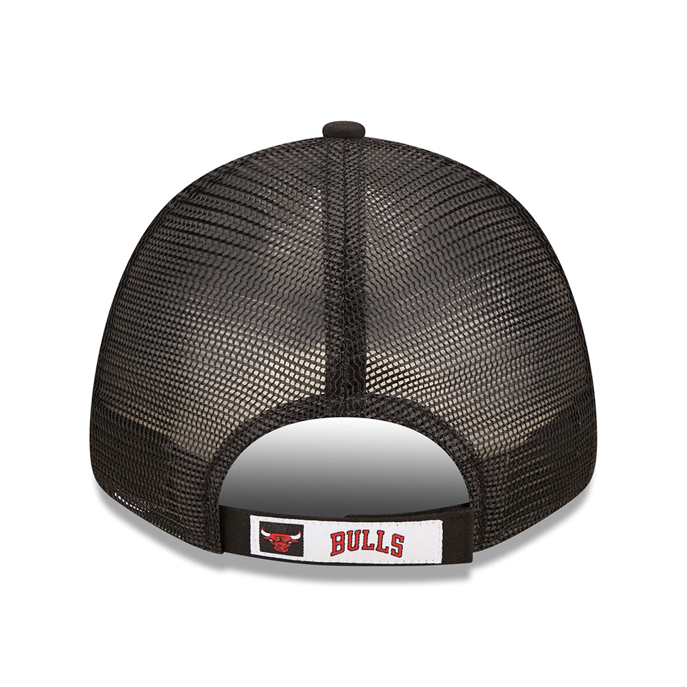 New Era 9FORTY Chicago Bulls Trucker Cap - NBA Home Field II - Schwarz
