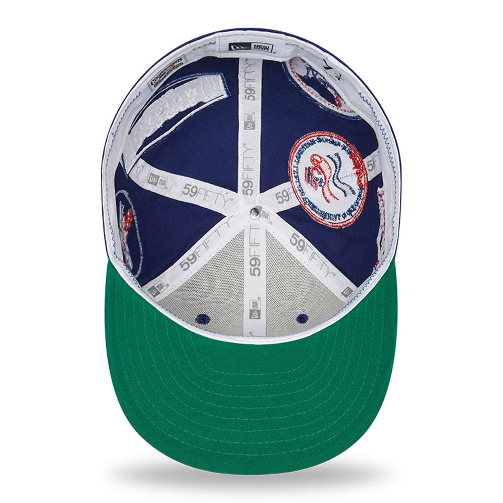 New Era 59FIFTY L.A. Dodgers Baseball Cap - MLB Cooperstown Patch - Blau