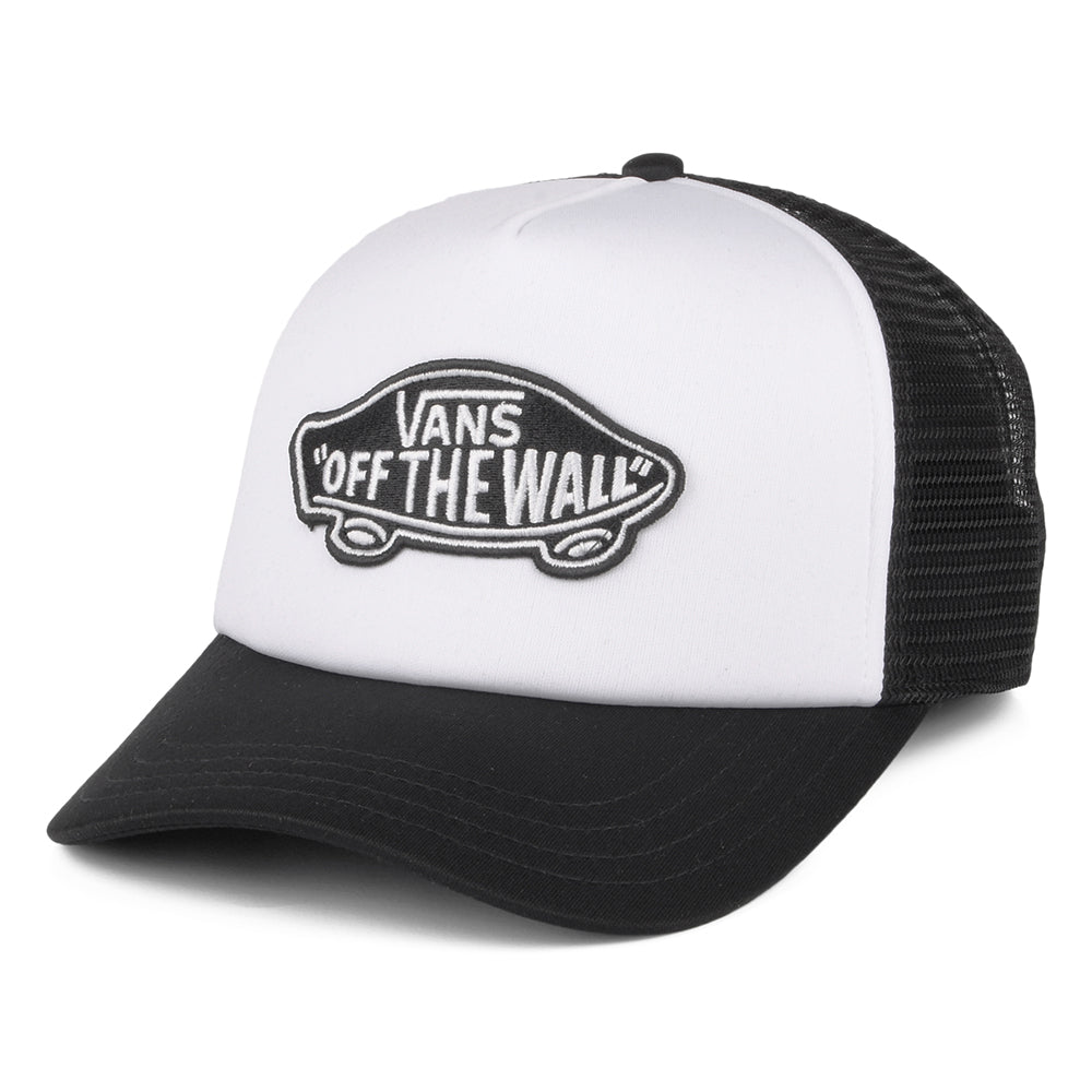 Vans Classic Patch Curved Brim Trucker Cap - Schwarz-Weiß