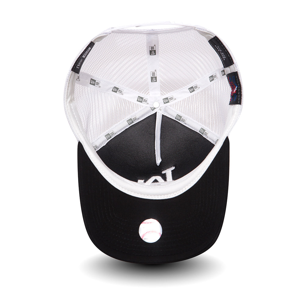 New Era A-Frame L.A. Dodgers Trucker Cap - MLB Clean Trucker - Schwarz-Weiß