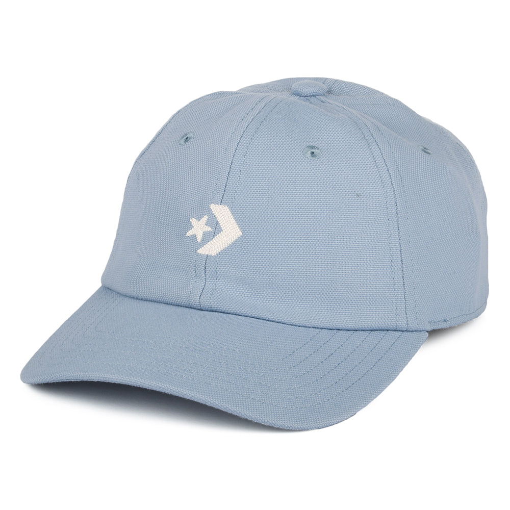 Converse Logo Chain Stitch Baseball Cap - Hellblau