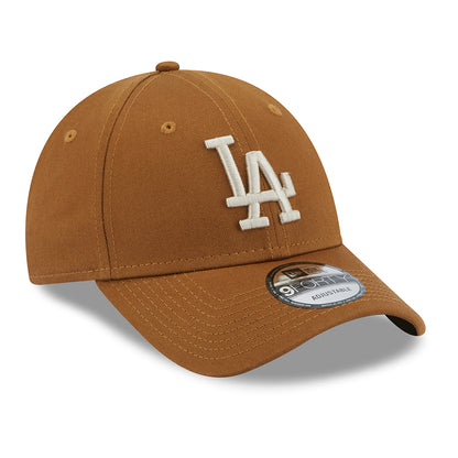 New Era 9FORTY L.A. Dodgers Baseball Cap - MLB League Essential - Toffee-Steingrau