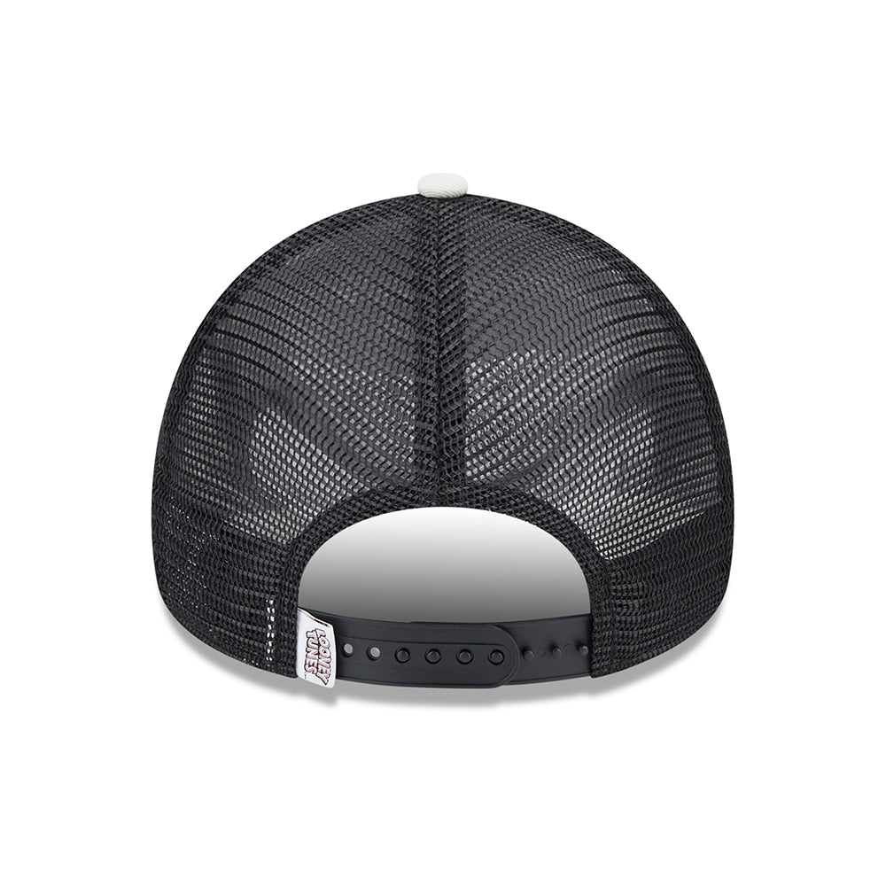 New Era A-Frame Bugs Bunny & Daffy Duck Trucker Cap - Looney Tunes - Steingrau-Schwarz