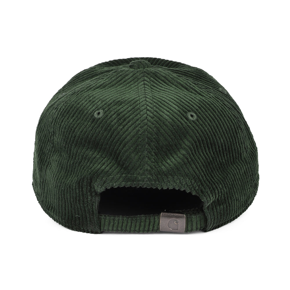 Carhartt WIP Harlem Kord Baseball Cap - Olivgrün