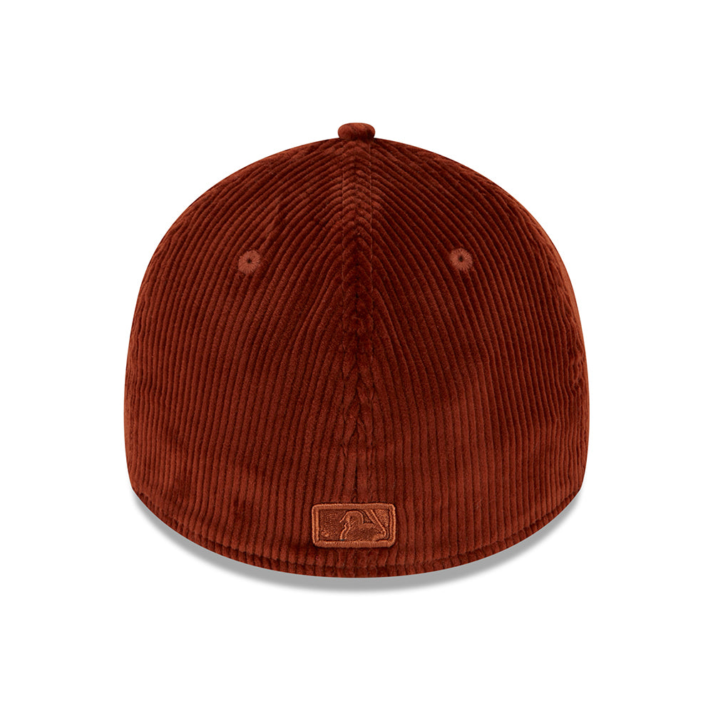 New Era 39THIRTY New York Yankees Baseball Cap - MLB Wide Cord - Borkenbraun