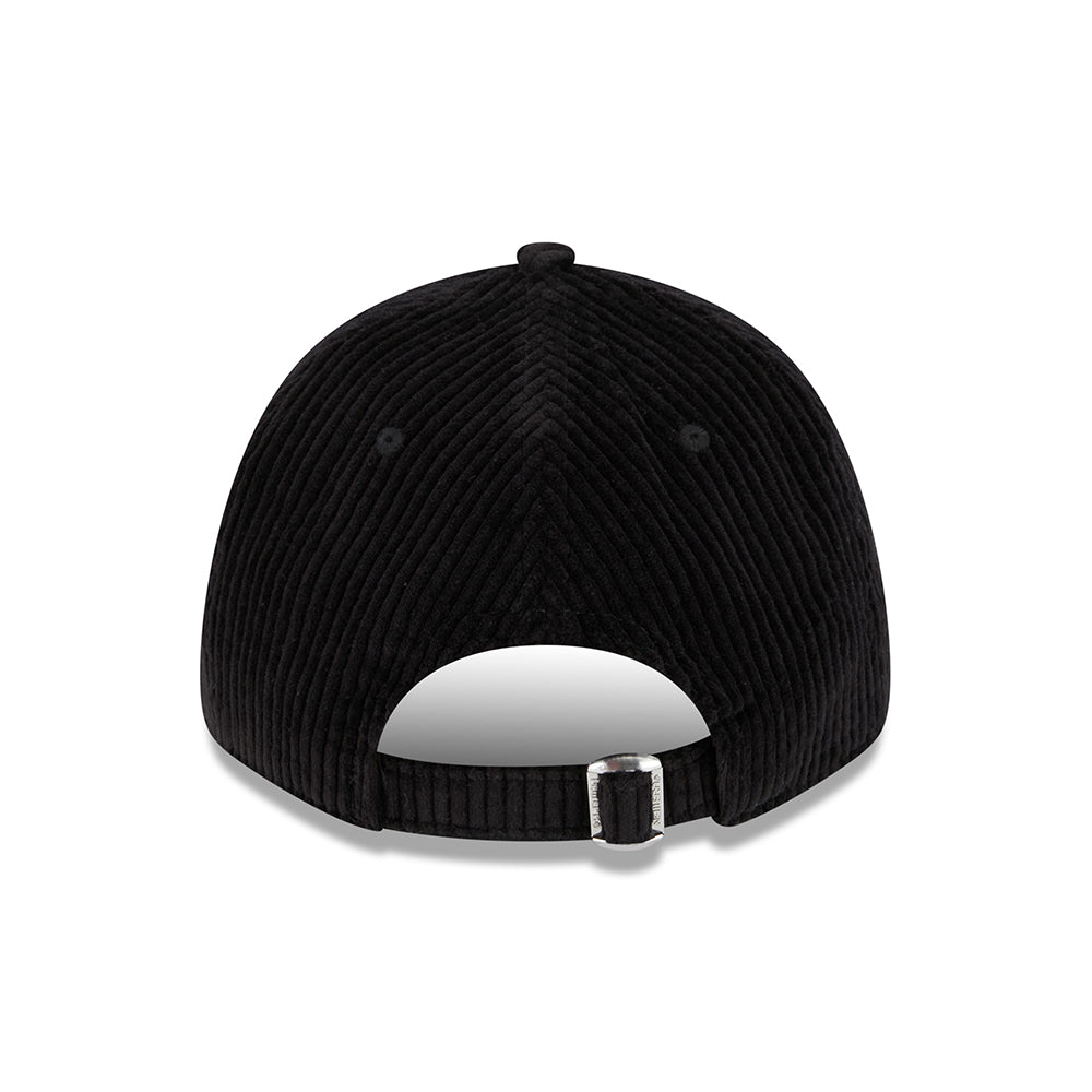 New Era 9FORTY New York Yankees Baseball Cap MLB Wide Cord - Schwarz-Grau