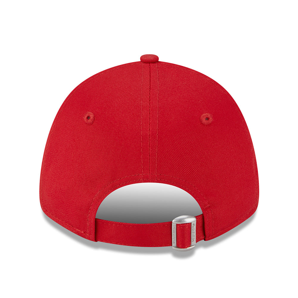 New Era Damen 9FORTY New York Yankees Baseball Cap - MLB League Essential - Scharlachrot-Rosé