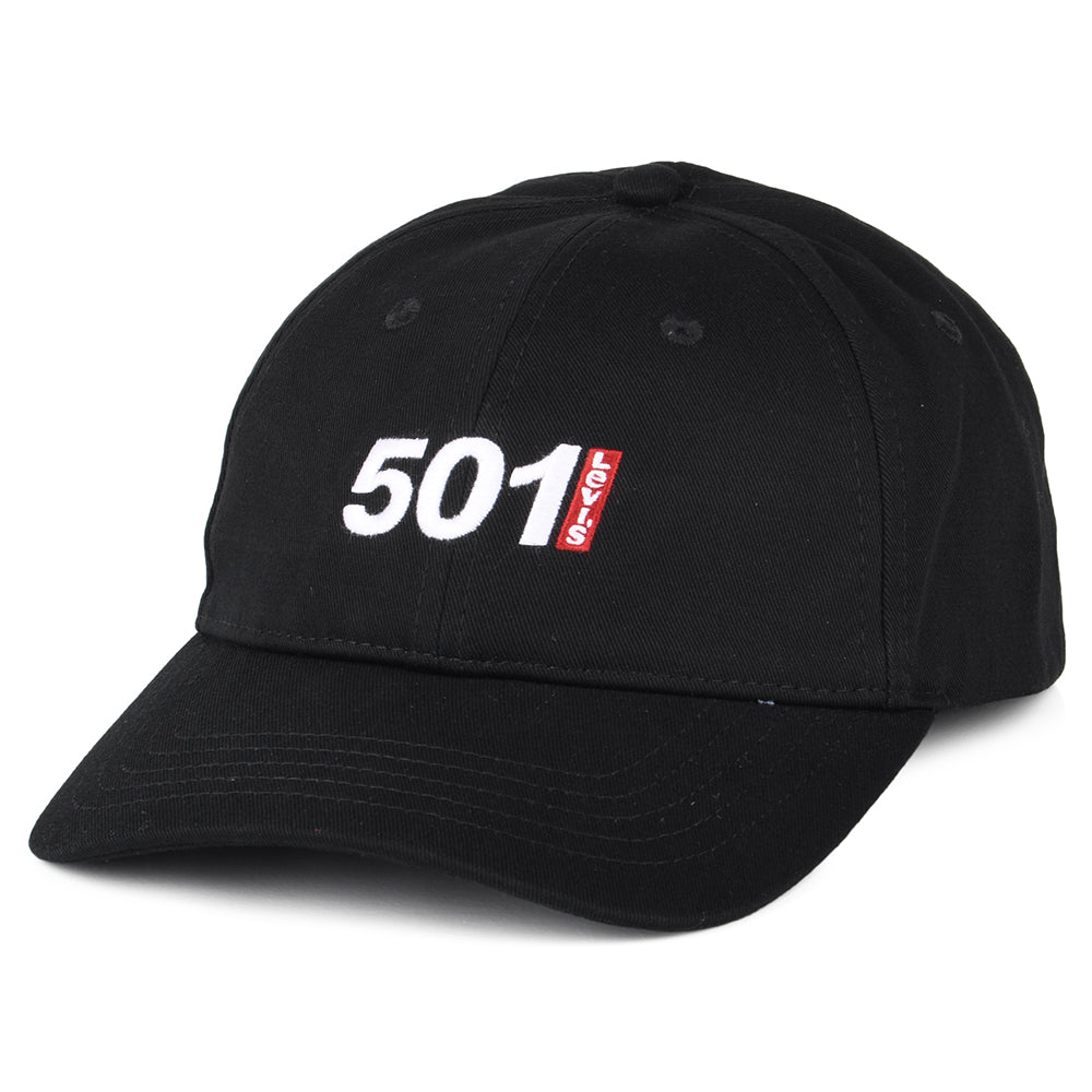 Levi's 501 Graphic Baseball Cap - Schwarz