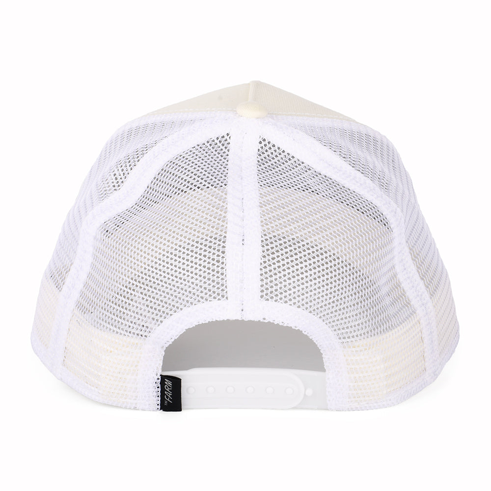 Goorin White Tiger Trucker Cap - Weiß