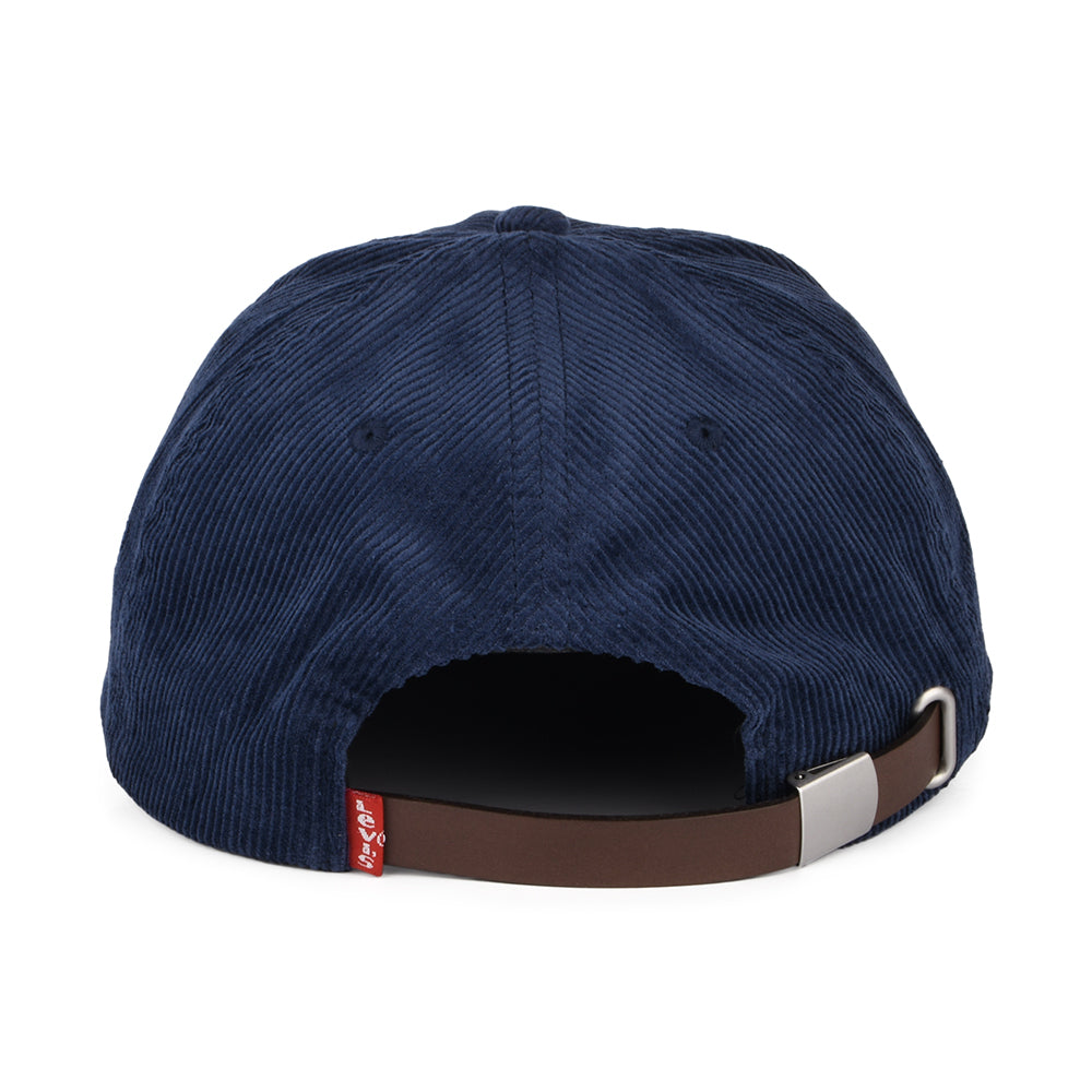 Levi's Holiday Kord Baseball Cap - Marineblau