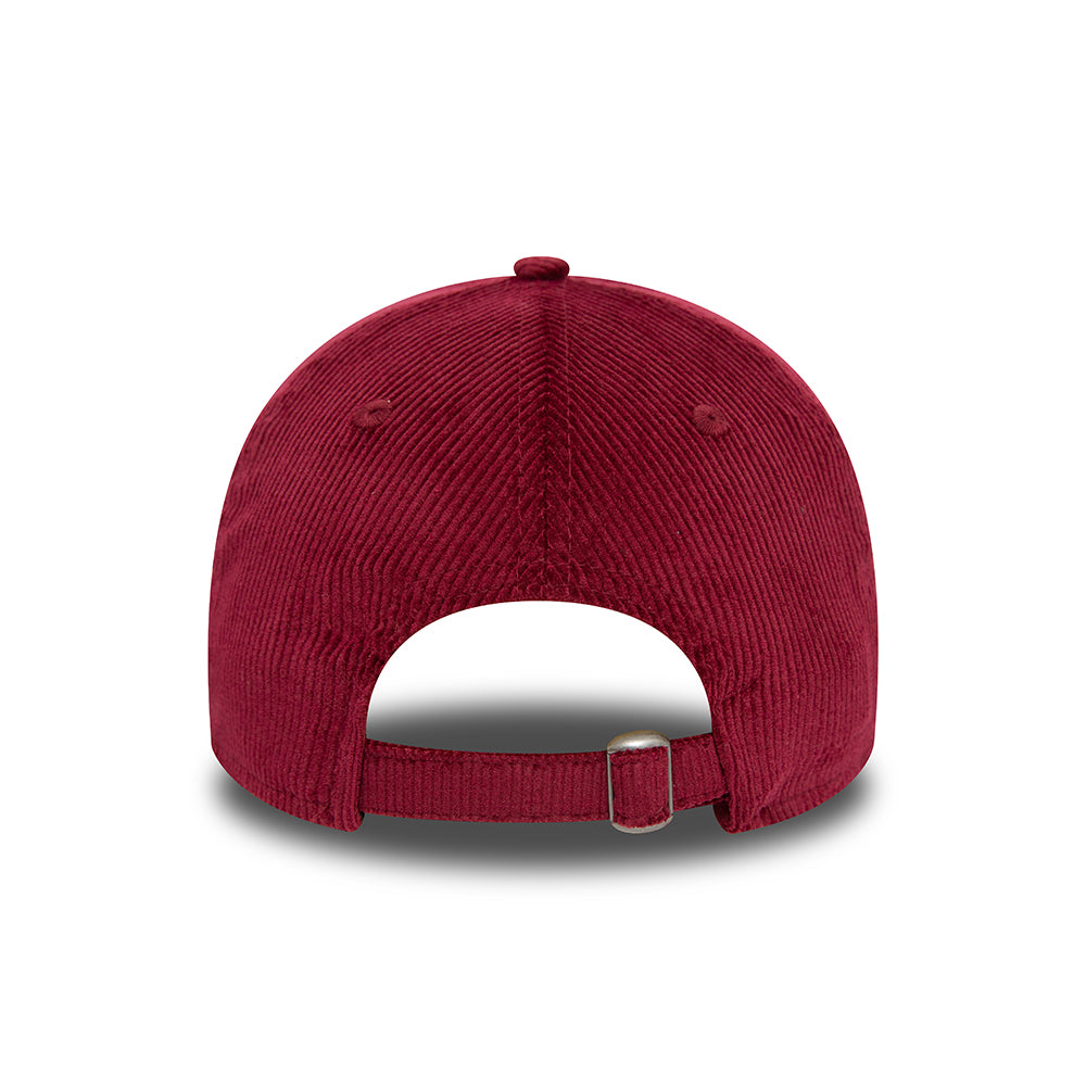 New Era 9TWENTY Baseball Cap - NE Cord - Kardinalrot