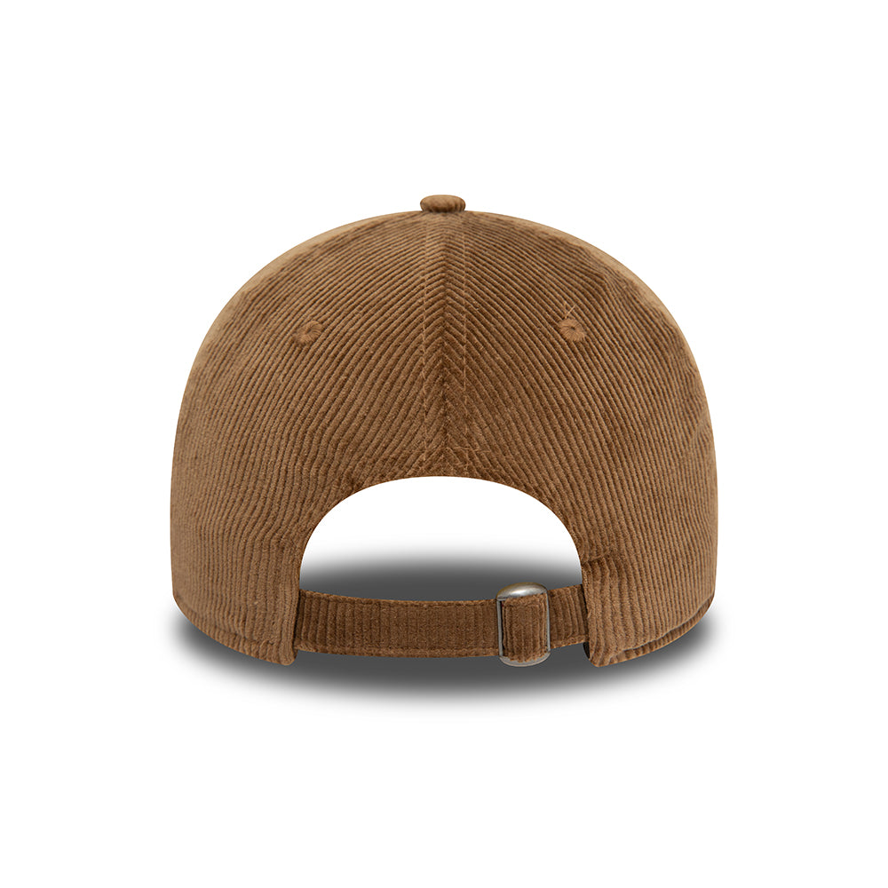 New Era 9TWENTY Baseball Cap - NE Cord - Braun