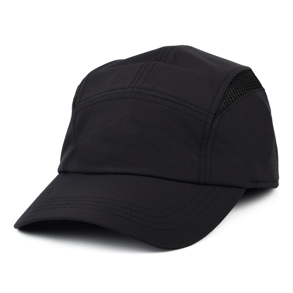 Tilley Airflo Recycled 5 Paneelen Cap - Schwarz