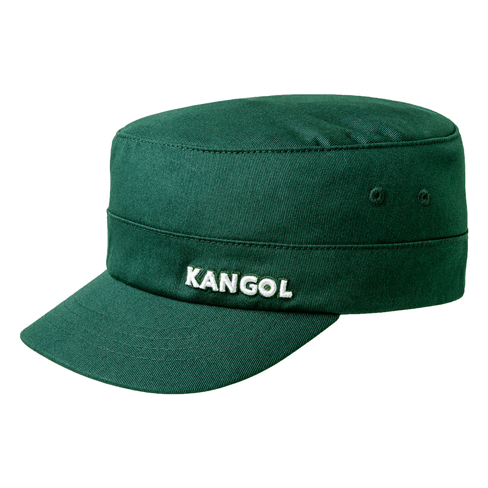 Kangol Feldmütze II aus Baumwolle - Kieferngrün