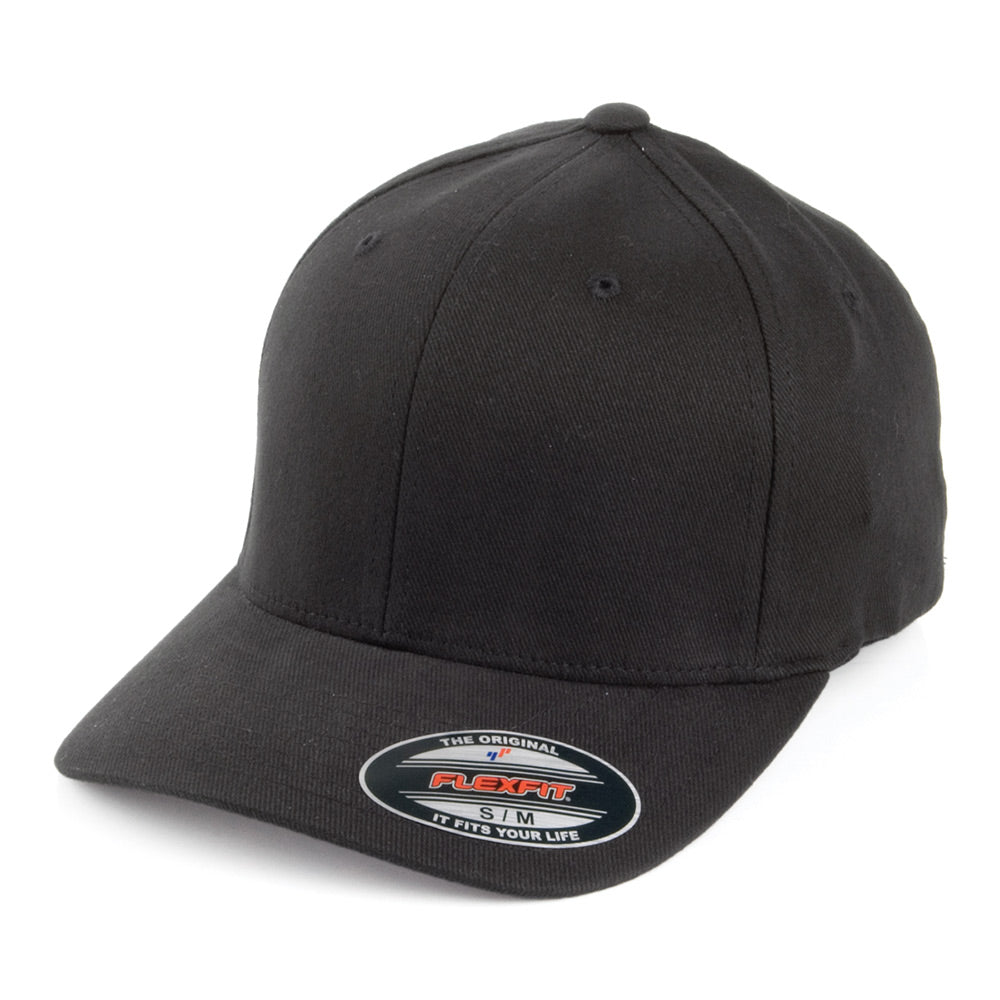 FlexFit Mid-Pro Cap - Schwarz