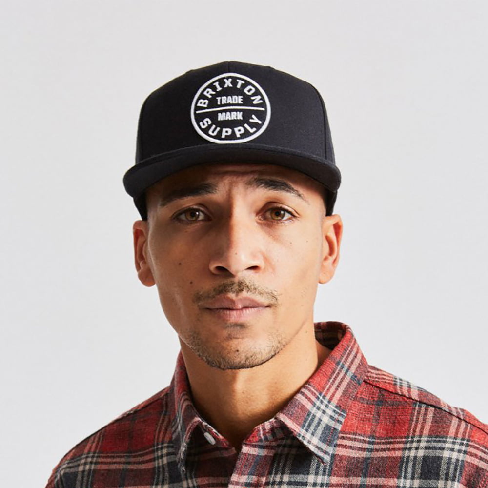 Brixton Oath III Snapback Cap - Schwarz