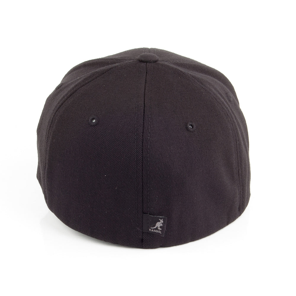Kangol Flexfit Baseball Cap aus Wolle - Schwarz
