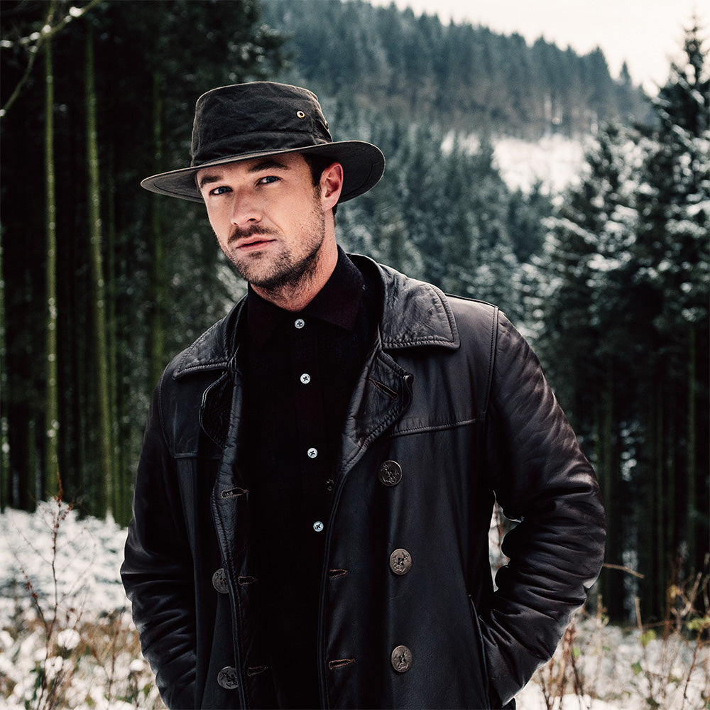 Failsworth Traveller Hut aus gewachster Baumwolle - Braun