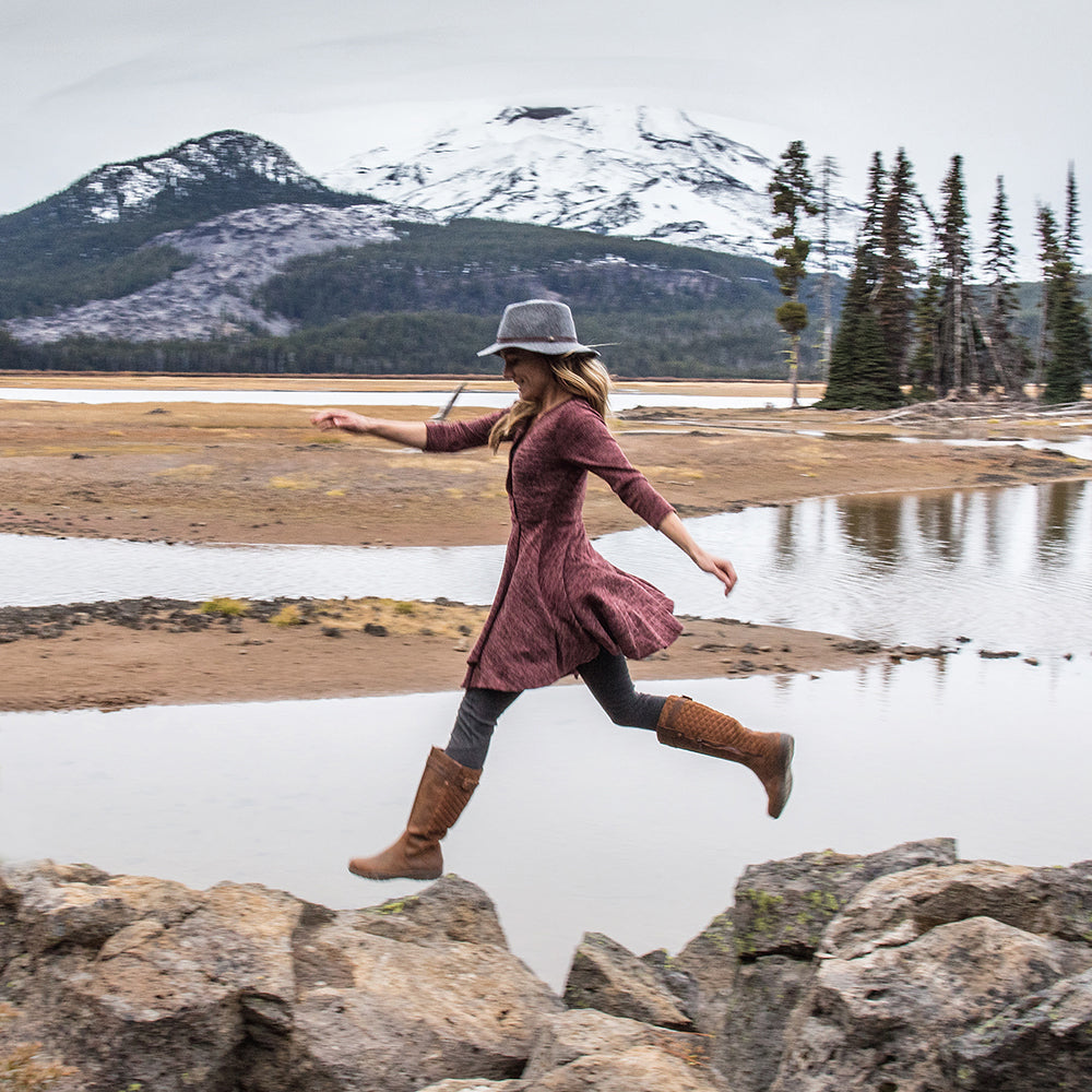 Sunday Afternoons Tessa Wasserabweisend Fedora aus Wolle - Grau