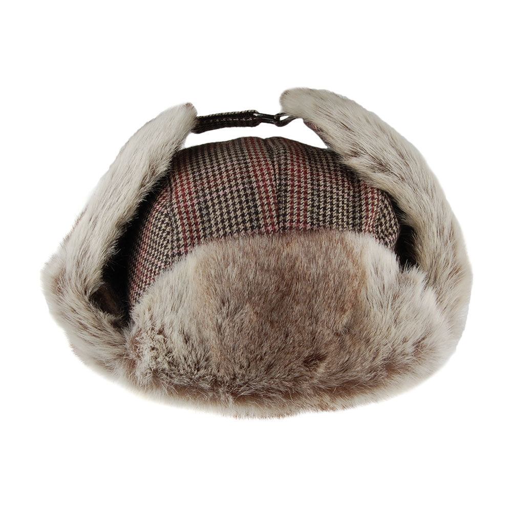 Barts Kamikaze Fliegermütze Houndstooth - Braun