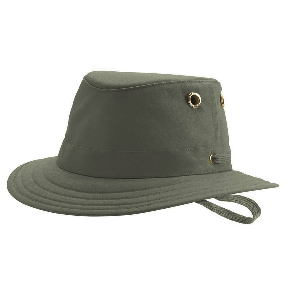 Tilley The Authentic T5 Knautschbarer Sonnenhut - Olivgrün
