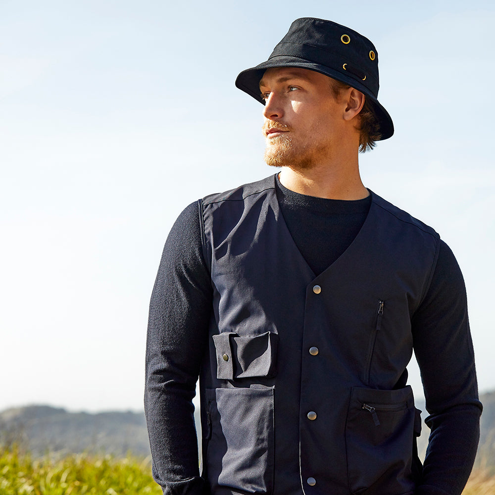 Tilley Iconic T1 Sonnenhut aus Cotton Duck - Marineblau