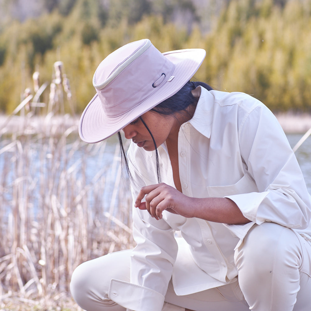 Tilley LTM6 Airflo Knautschbarer Sonnenhut - Hellrosa