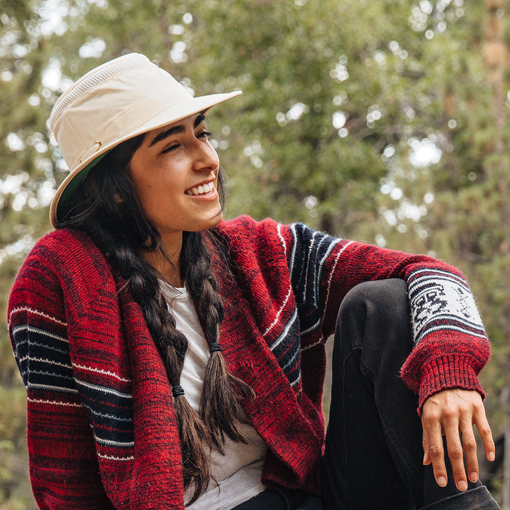 Tilley LTM5 Airflo Knautschbarer Sonnenhut - Natur