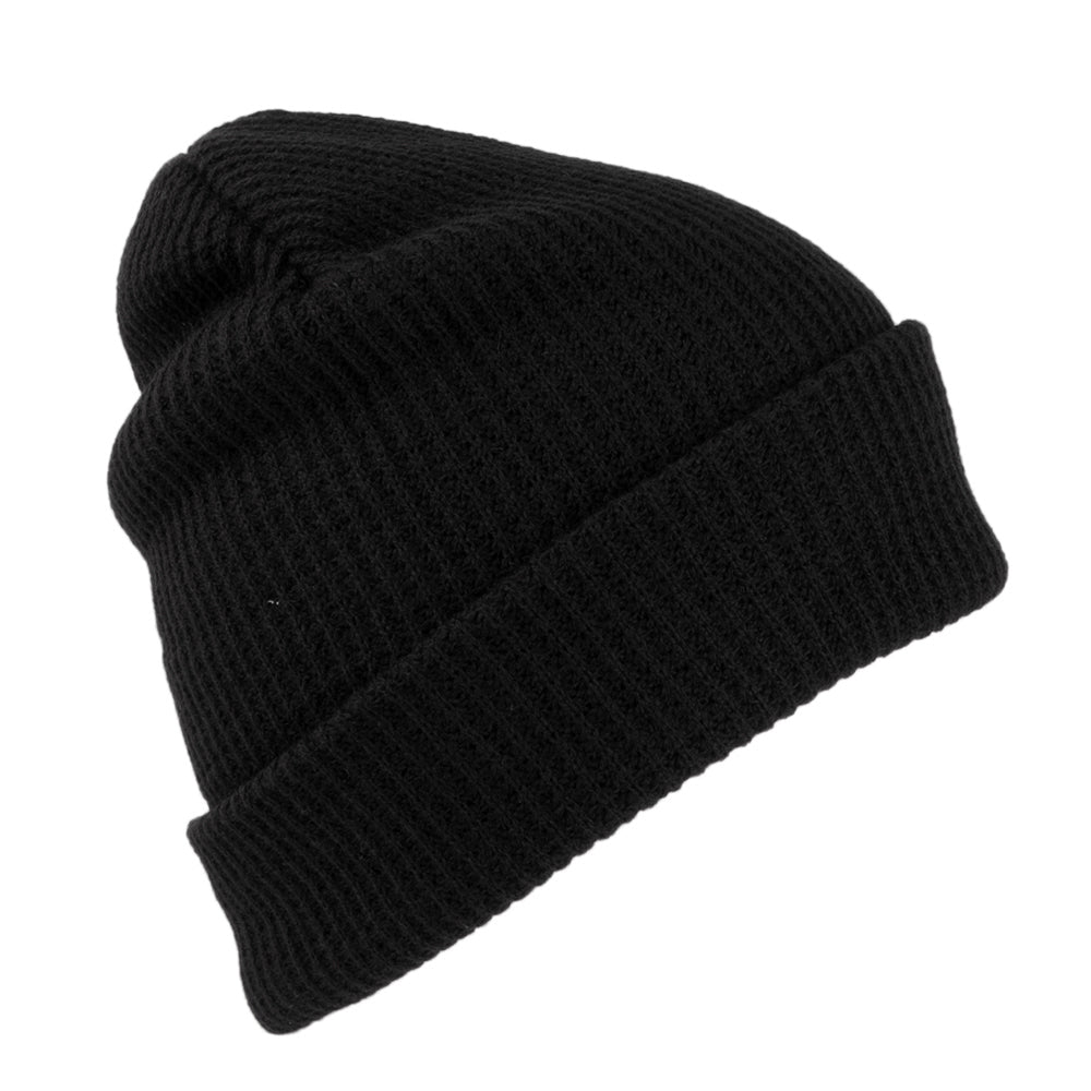 Jaxon & James Classic Cuff Beanie Mütze - Schwarz