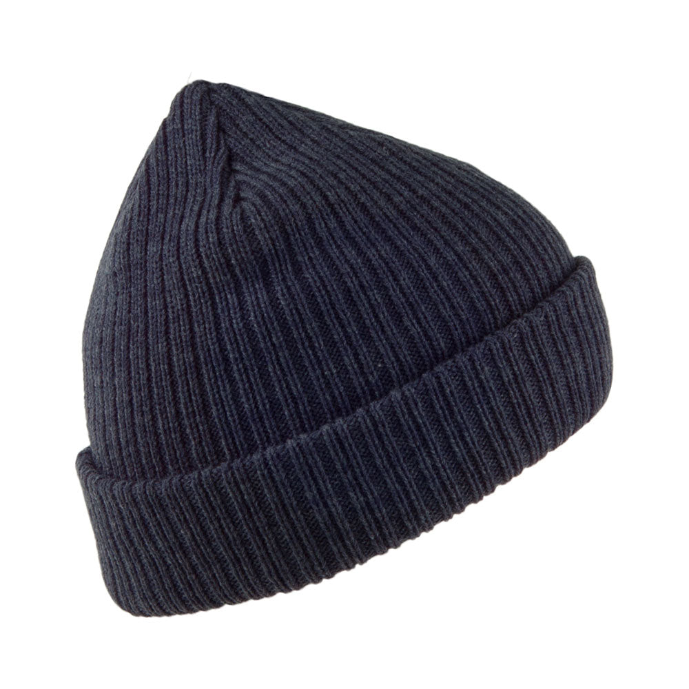Billabong Arcade Cuffed Beanie Mütze - Marineblau Meliert