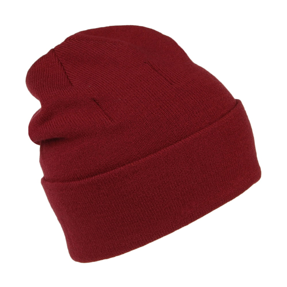 Lyle & Scott Basic Beanie Mütze - Weinrot